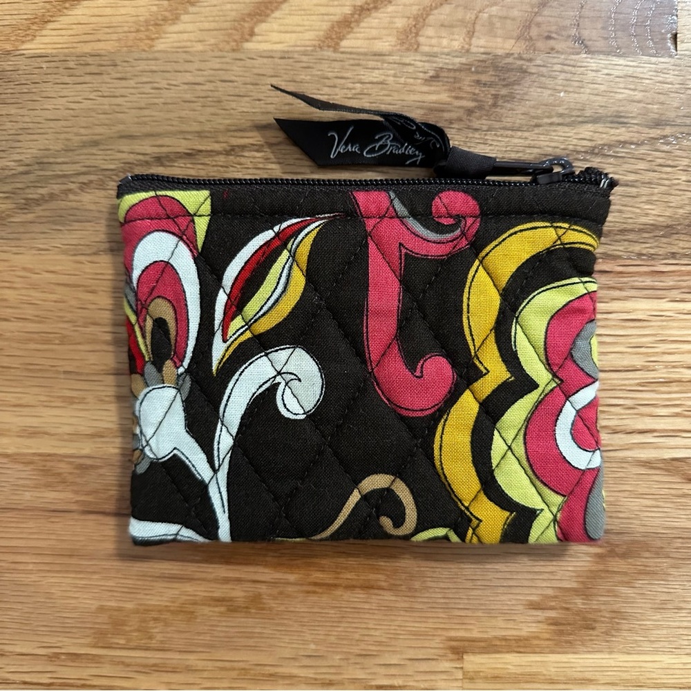 Vera Bradley Puccini Small Zippered Pouch - Coin Purse - Picture 2 of 4
